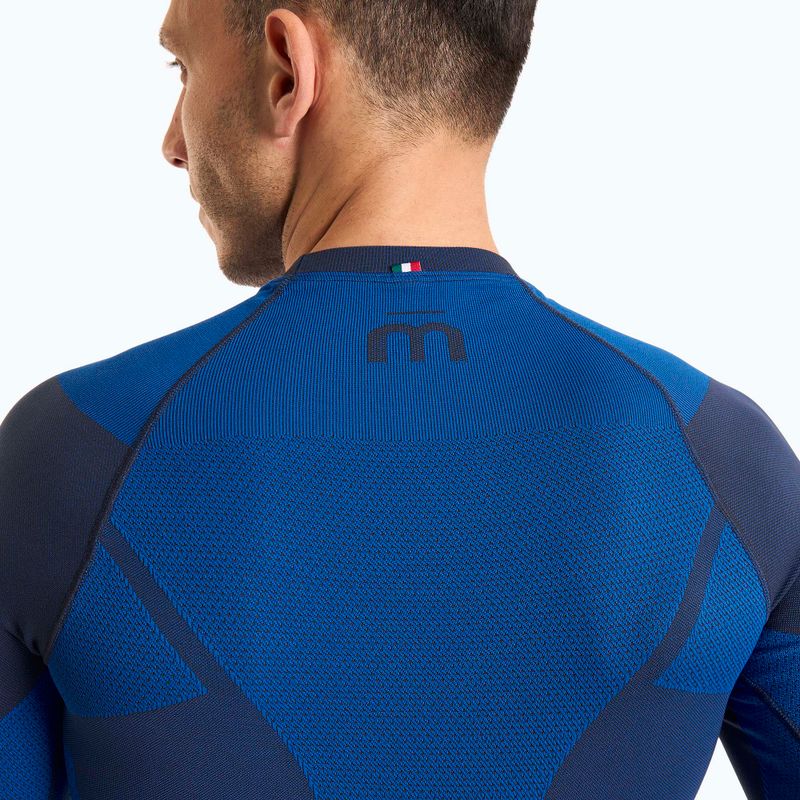 Bluză termică pentru bărbați Mico Warm Control Round Neck piombo 3