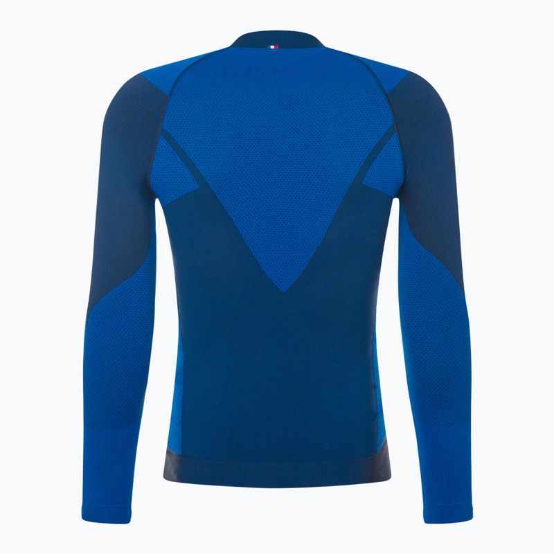 Bluză termică pentru bărbați Mico Warm Control Mock Neck piombo 7