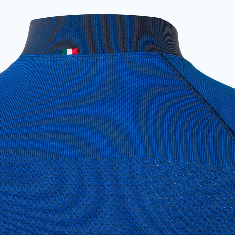 Bluză termică pentru bărbați Mico Warm Control Mock Neck piombo 9