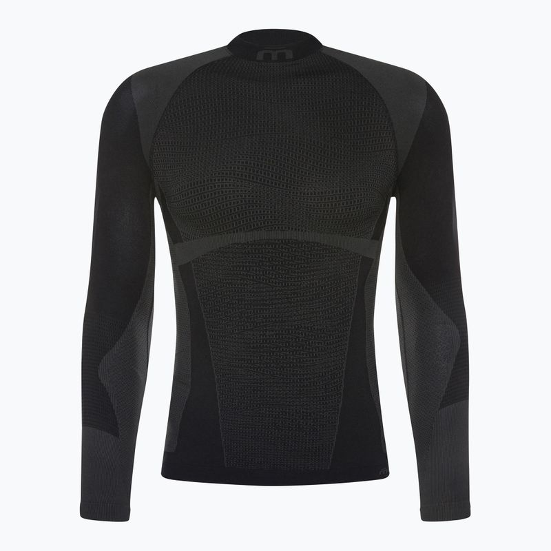 Bluză termică pentru bărbați Mico Warm Control Mock Neck nero 6