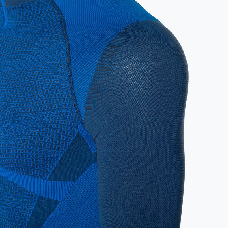 Bluză termică pentru bărbați Mico Warm Control Zip Neck piombo 3