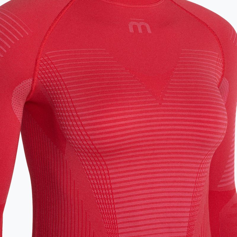 Bluză termică damă Mico Warm Control Round Neck fragola 8