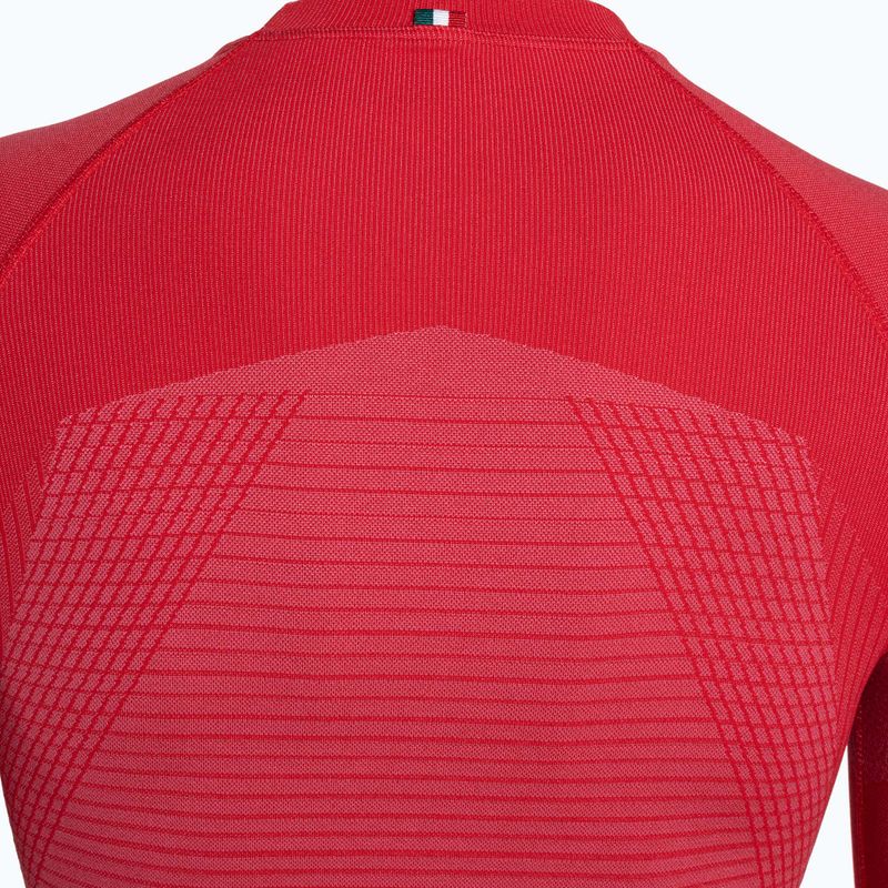 Bluză termică damă Mico Warm Control Round Neck fragola 10