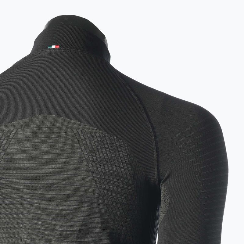 Bluză termică damă Mico Warm Control Mock Neck nero 2