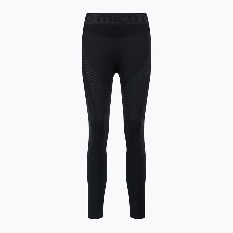 Pantaloni termici pentru femei Mico Warm Control negru CM01858