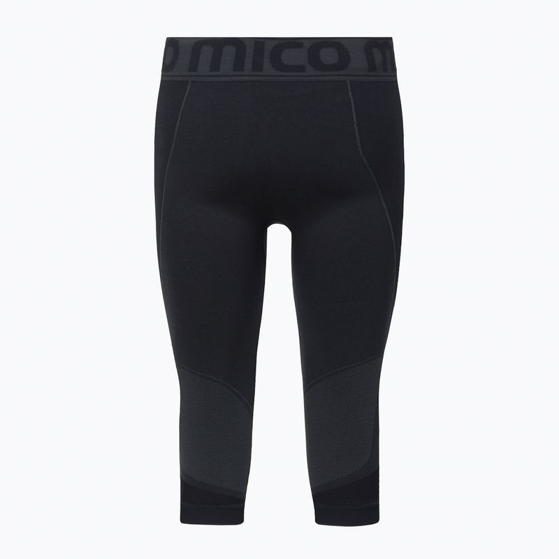 Pantaloni termici pentru bărbați Mico Warm Control 3/4 negru CM01854 2