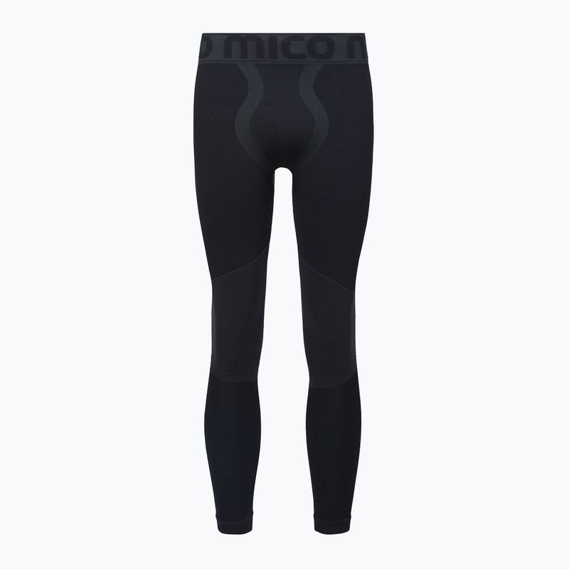 Pantaloni termici pentru bărbați Mico Warm Control negru CM01853