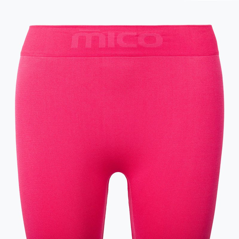 Pantaloni termici pentru femei Mico Odor Zero Ionic+ roz CM01458 3