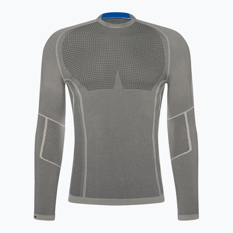 Bluză termică pentru bărbați Mico Odor Zero Round Neck grigio 6