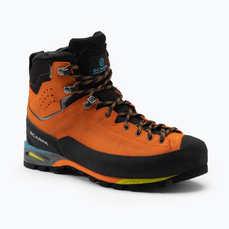 Cizme de trekking pentru bărbați SCARPA Zodiac Tech GTX BZH Pentax Precision II XT portocaliu 71100-200/1