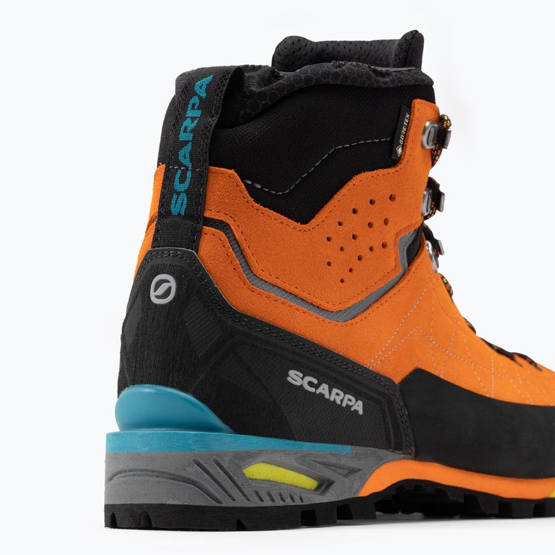 Cizme de trekking pentru bărbați SCARPA Zodiac Tech GTX BZH Pentax Precision II XT portocaliu 71100-200/1 8