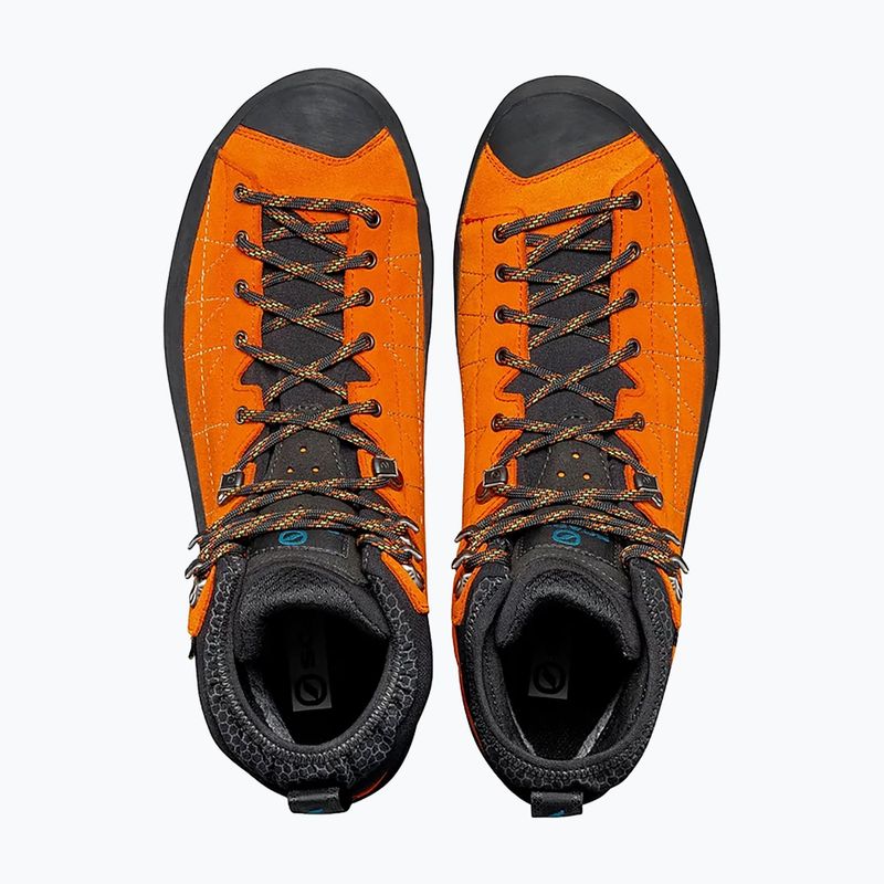 Cizme de trekking pentru bărbați SCARPA Zodiac Tech GTX BZH Pentax Precision II XT portocaliu 71100-200/1 15