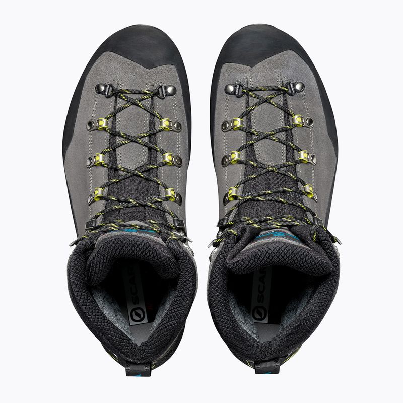 Bocanci de alpinism pentru bărbați SCARPA Manta Tech GTX shark/lime 12