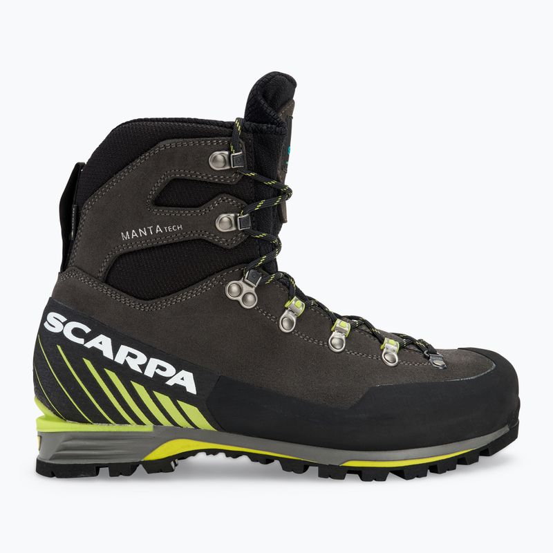 Bocanci de alpinism pentru bărbați SCARPA Manta Tech GTX shark/lime 2