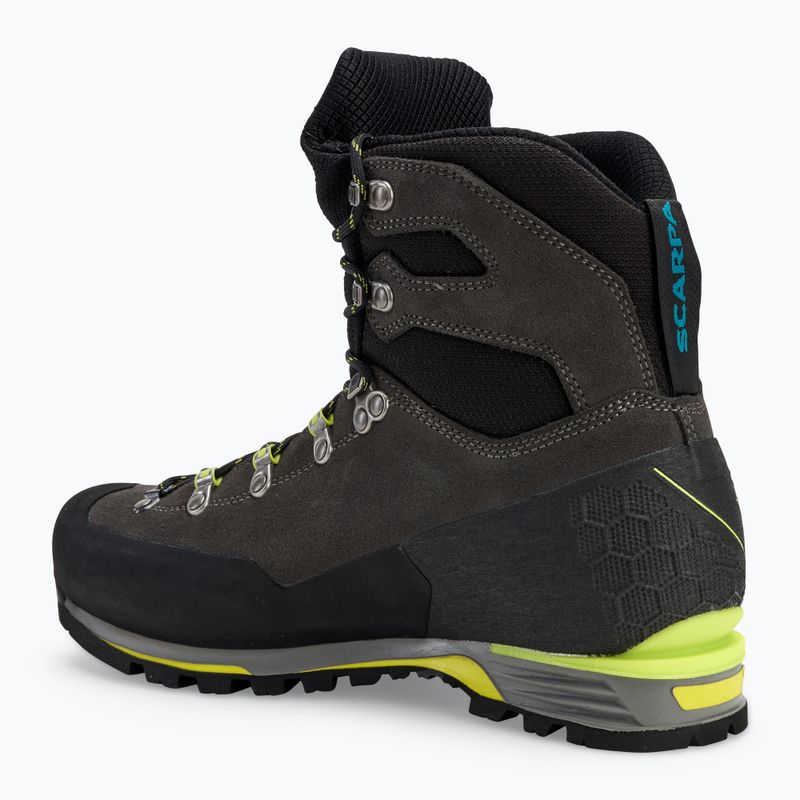 Bocanci de alpinism pentru bărbați SCARPA Manta Tech GTX shark/lime 3