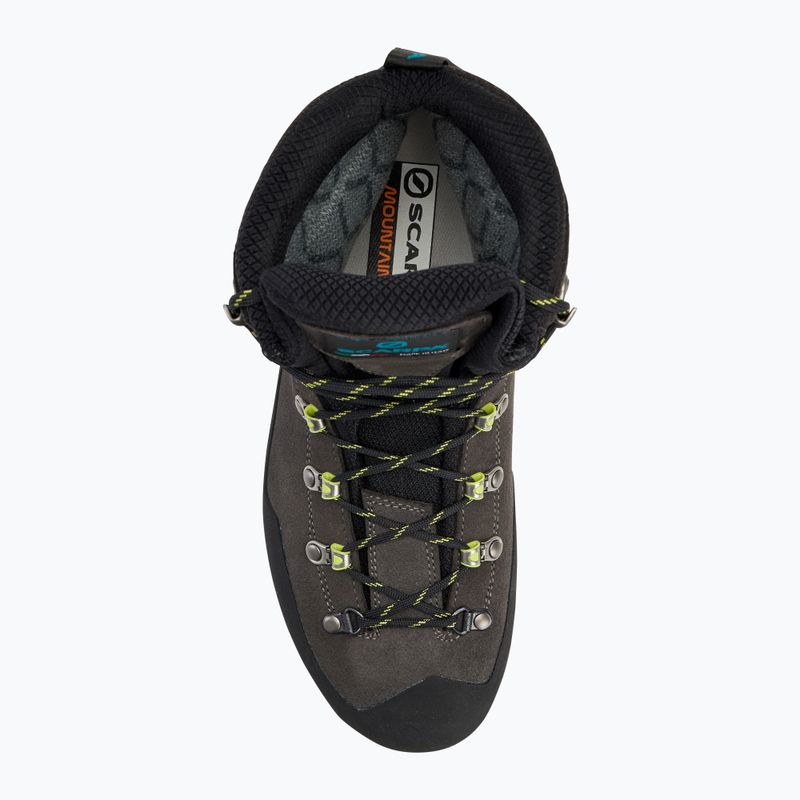 Bocanci de alpinism pentru bărbați SCARPA Manta Tech GTX shark/lime 5