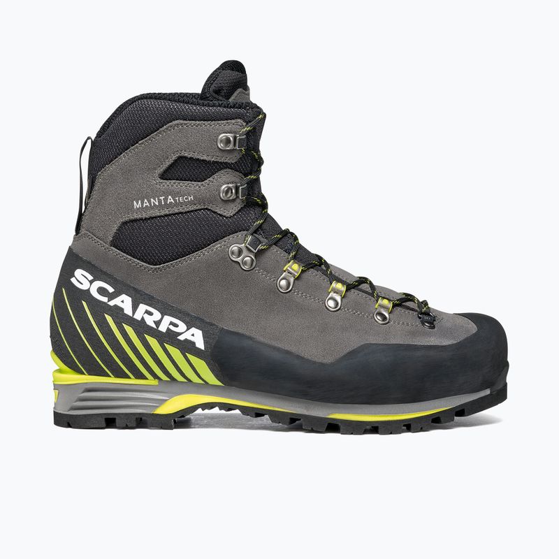 Încălțăminte de trekking pentru bărbați SCARPA Manta Tech Gtx shark/lime 2