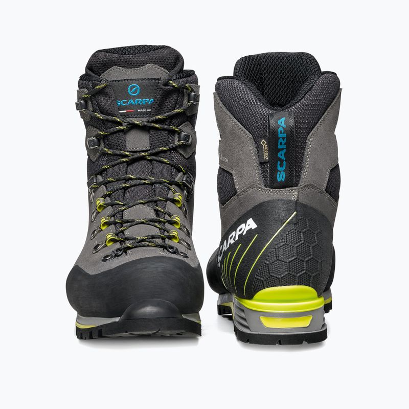 Încălțăminte de trekking pentru bărbați SCARPA Manta Tech Gtx shark/lime 4