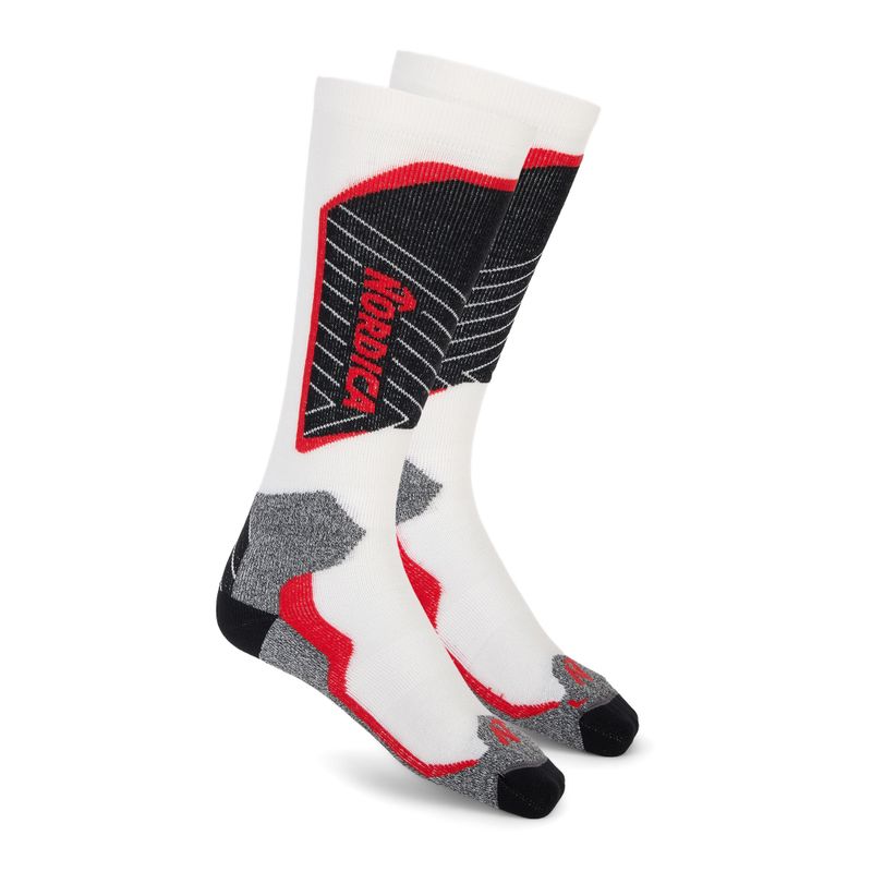 Șosete de schi pentru copii Nordica Tech Junior white/black/red 5