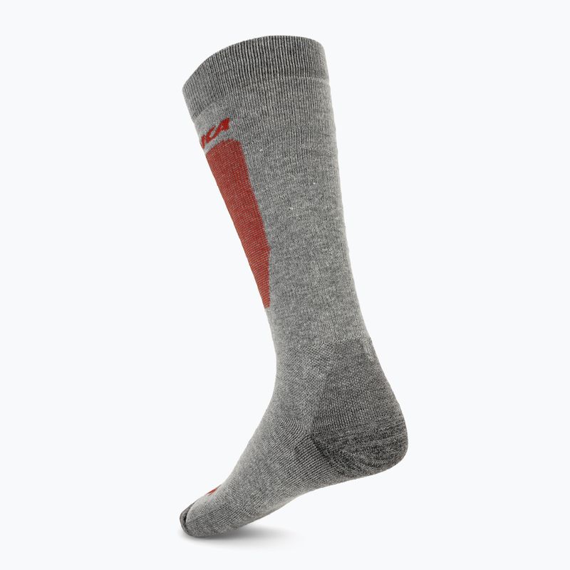 Șosete de schi Nordica Uni 2.0 2 pary grey/ red+black/ red 4