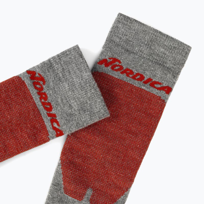 Șosete de schi Nordica Uni 2.0 2 pary grey/ red+black/ red 6