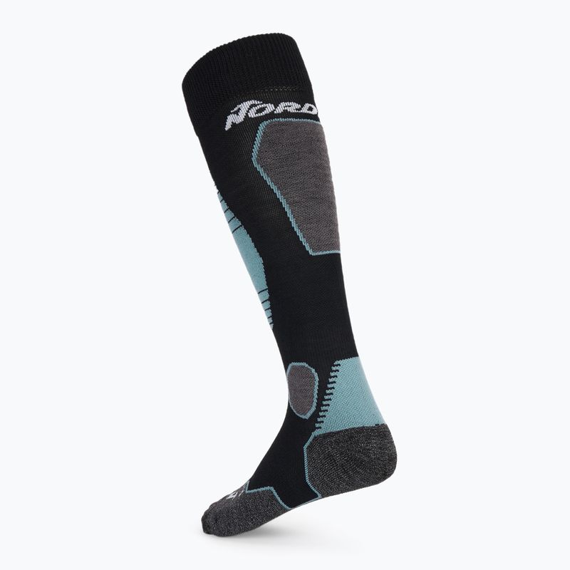 Șosete de schi pentru femei Nordica High Performance 3.0 black/lichen blue/white 2