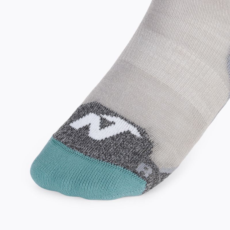 Șosete de schi pentru copii Nordica Tech Junior grey/lichen blue/cool grey 3