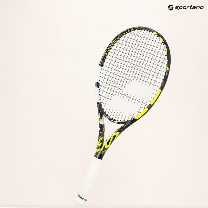 Rachetă de tenis Babolat Pure Aero Junior 26 pentru copii gri-galben 140465 8