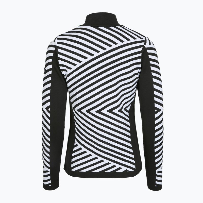 Bluză termoactivă pentru femei Newland Coral Full Zip black/white 2