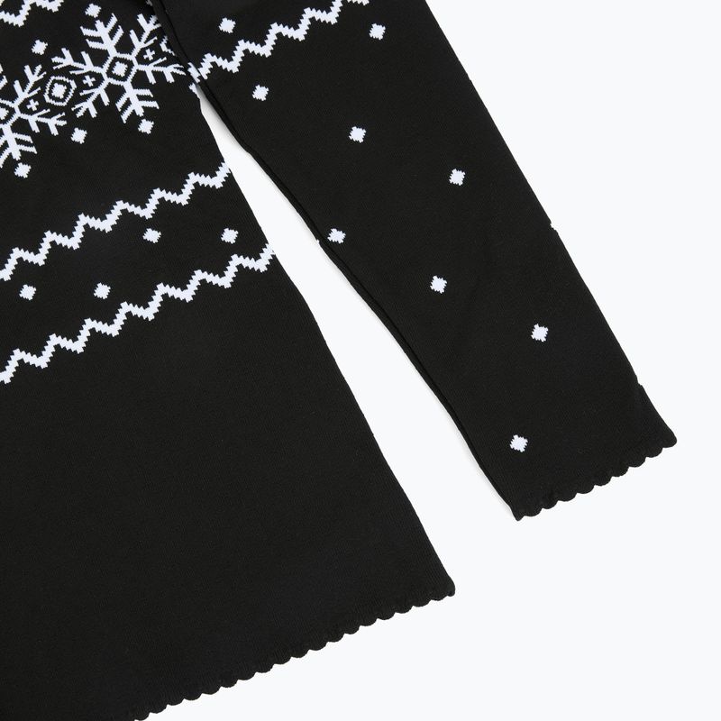 Bluză termoactivă pentru femei Newland Groenlandia Half Zip black/white 4