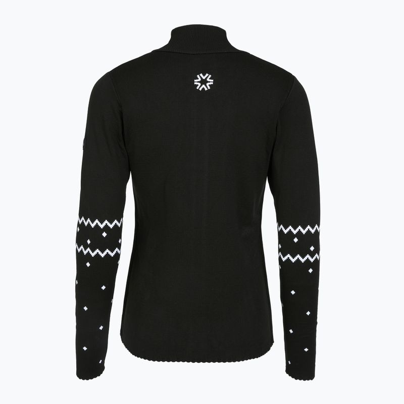 Bluză termoactivă pentru femei Newland Guenda Full Zip black/white 2
