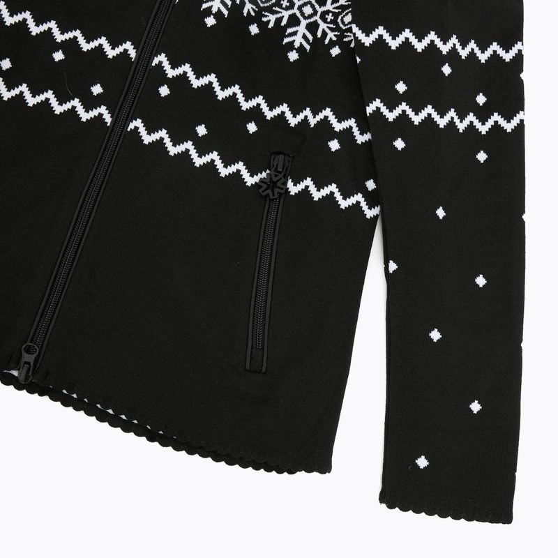 Bluză termoactivă pentru femei Newland Guenda Full Zip black/white 4