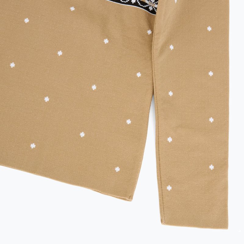 Bluză termoactivă pentru femei Newland Isalind Half Zip biscuit/white 4