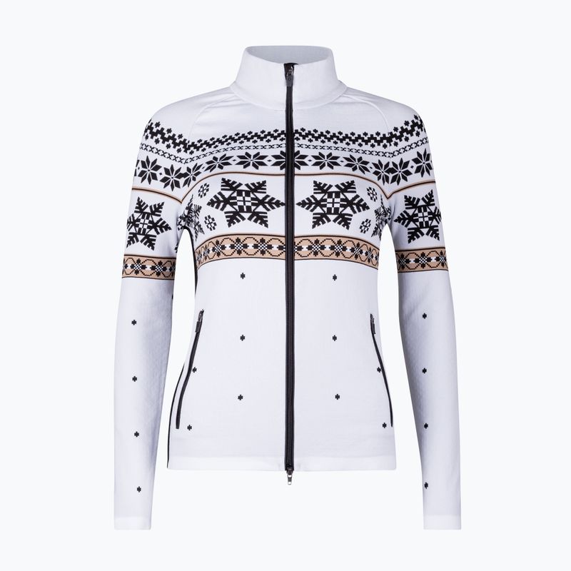 Bluză termoactivă pentru femei Newland Jadis Full Zip white/black