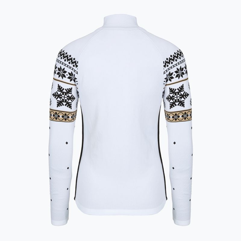 Bluză termoactivă pentru femei Newland Jadis Full Zip white/black 2