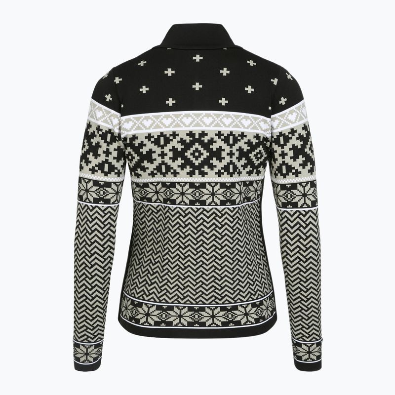 Bluză termoactivă pentru femei Newland Kylie Full Zip black/stone 2