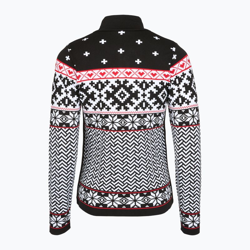 Bluză termoactivă pentru femei Newland Kylie Full Zip black/white 2