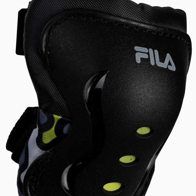 Set de protectori pentru copii FILA FP Gears black/yellow 6