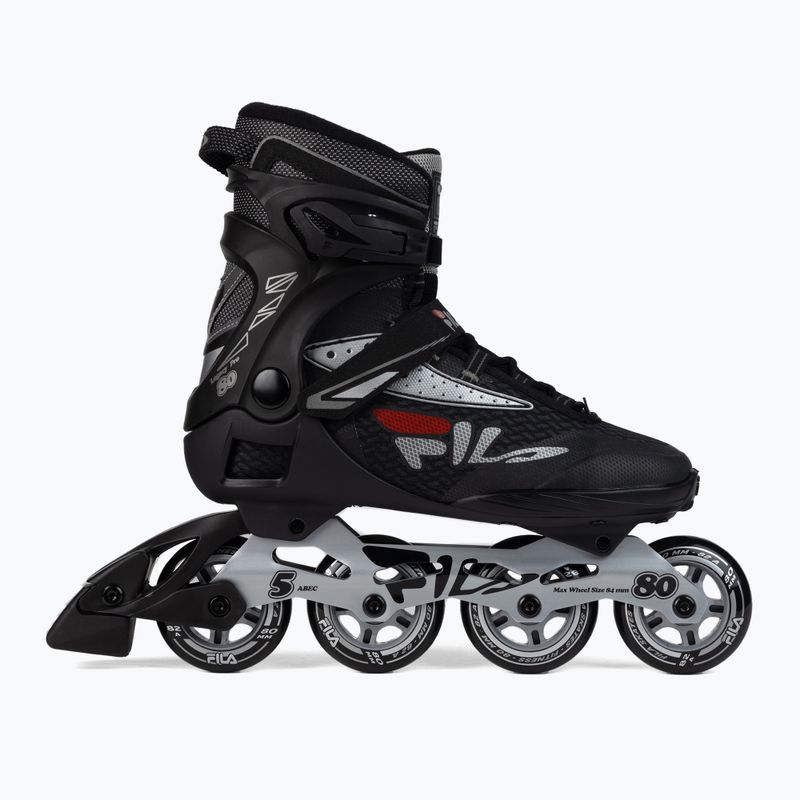 Patine cu rotile pentru bărbați FILA Legacy Pro 80 black/silver/red 2