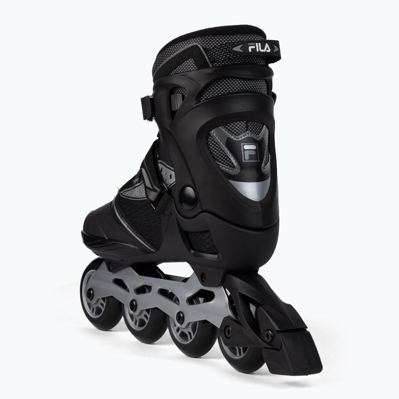 Patine cu rotile pentru bărbați FILA Legacy Pro 80 black/silver/red 3
