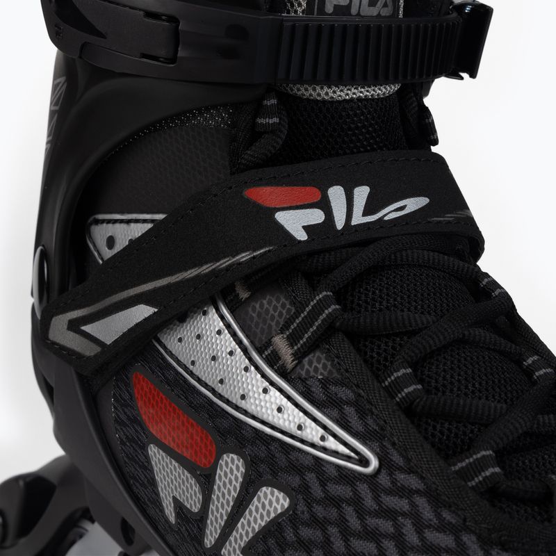 Patine cu rotile pentru bărbați FILA Legacy Pro 80 black/silver/red 5