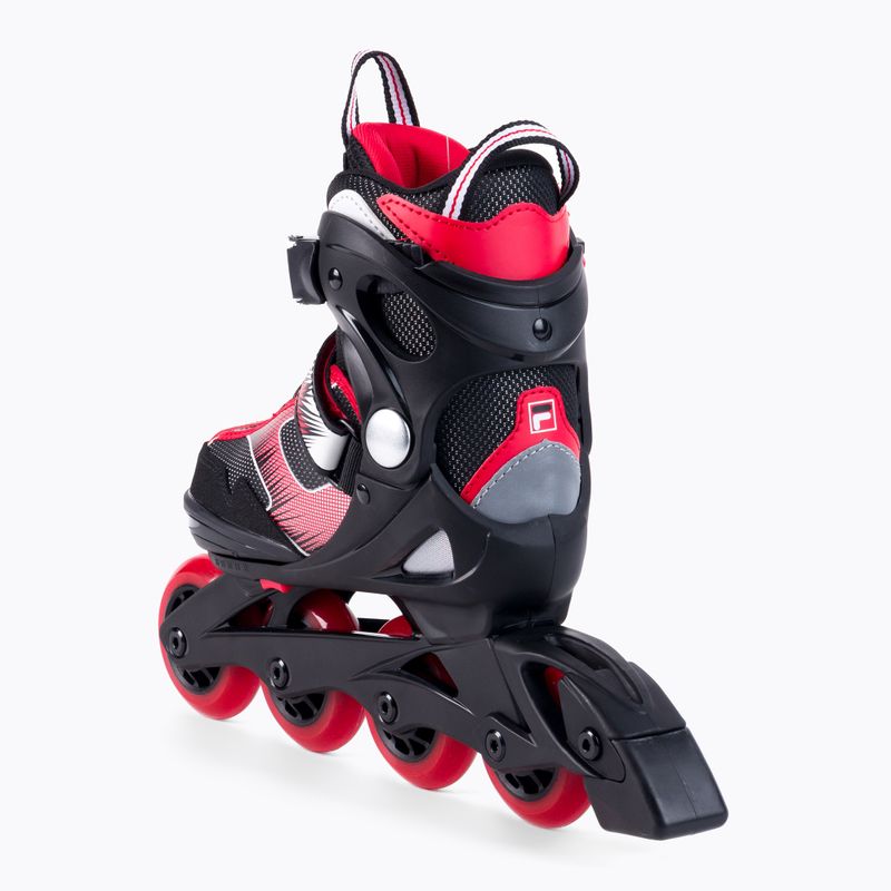 Patine cu rotile pentru copii FILA J One black/red 4