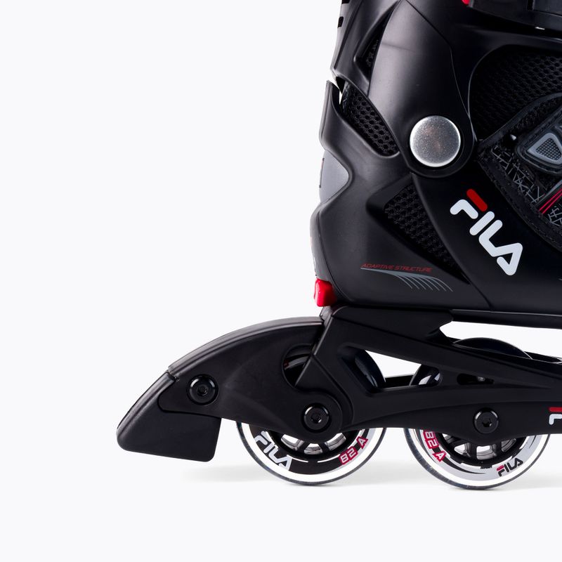 Patine cu rotile pentru copii FILA X ONE black/red 7