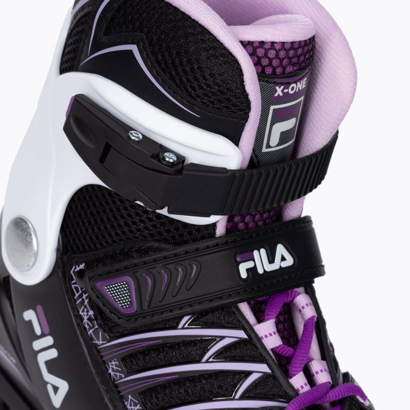 Patine cu rotile pentru copii FILA X-One G black/pink/magenta 5