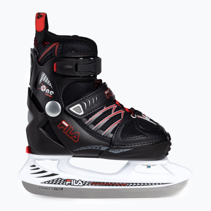 Patine pentru copii FILA X-One black/red 2