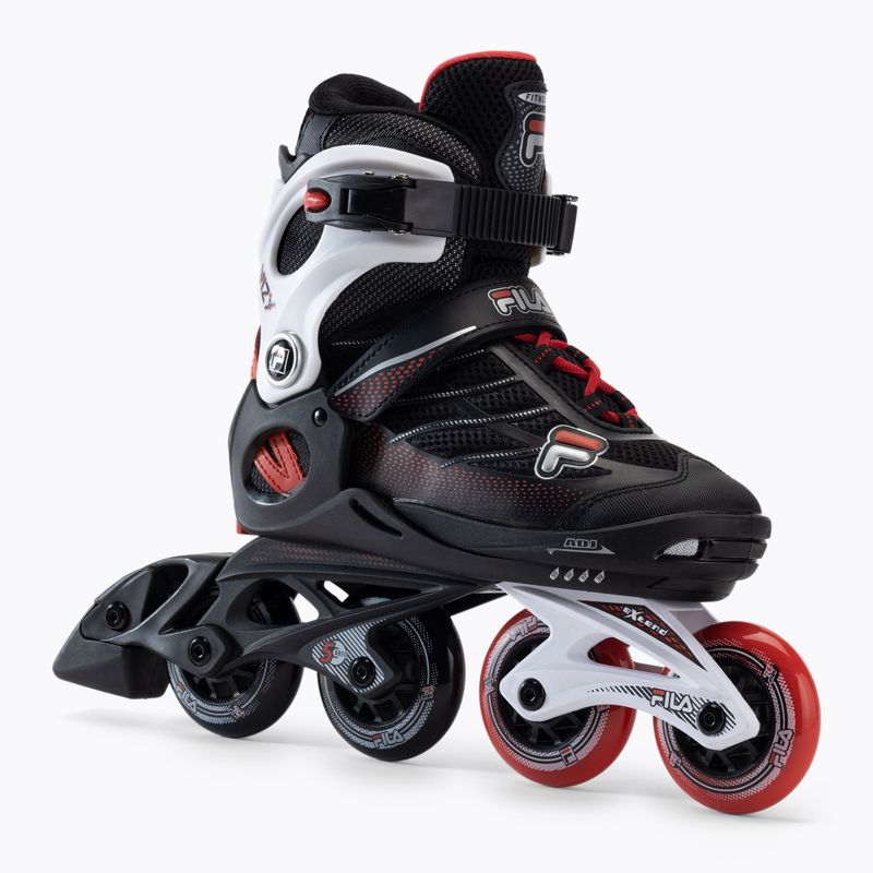 Patine cu rotile pentru copii FILA Wizy black/salmon