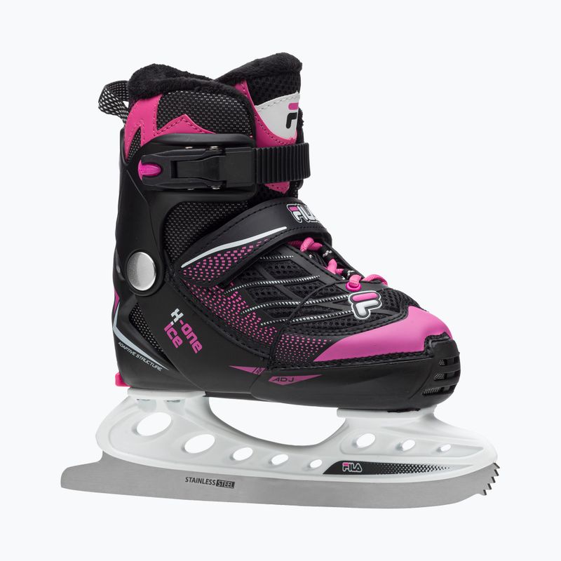 Patine pentru copii FILA X-One G black/pink 9