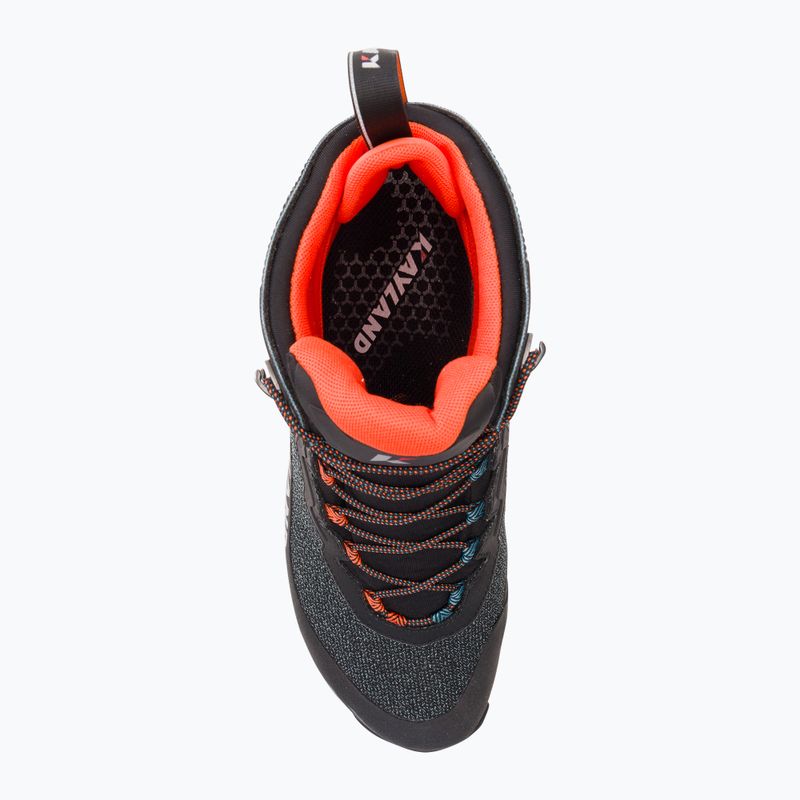 Cizme de trekking Kayland Duke Mid GTX pentru bărbați 018022490 negru/portocaliu 6