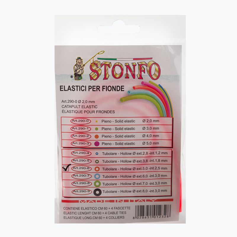 218652 Stonfo slingshot cauciuc roșu 2