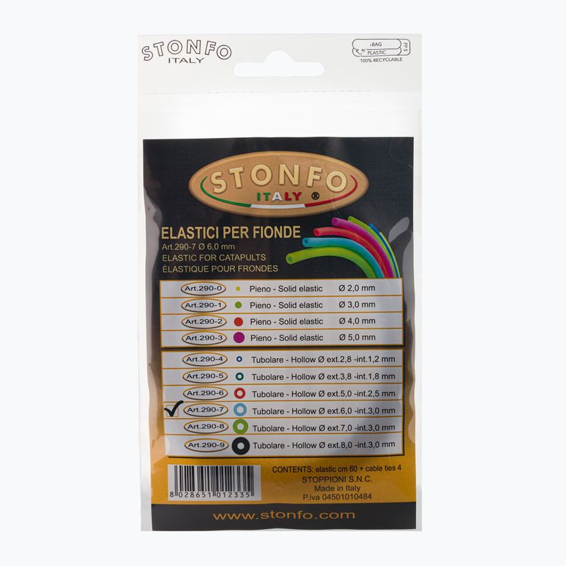 Stonfo elastic slingshot cauciuc albastru 218652 2